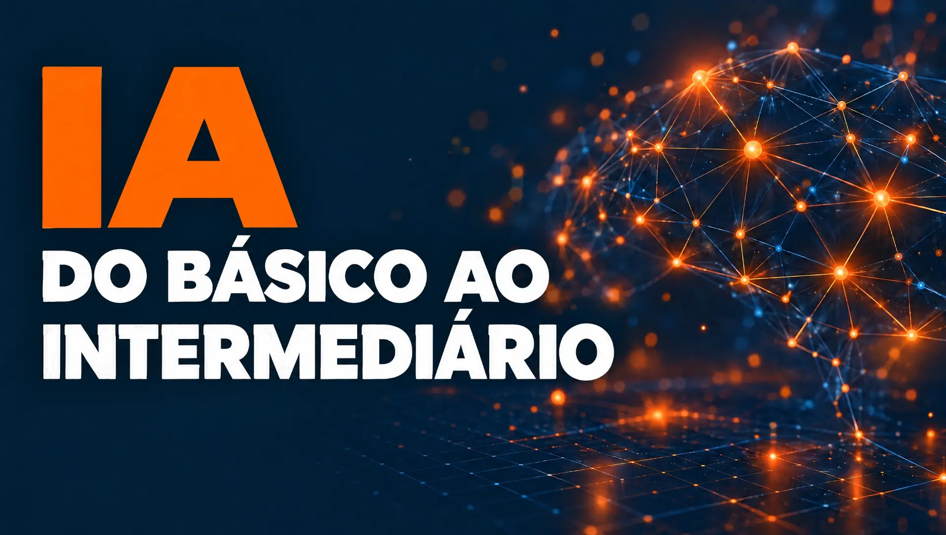 Capa do curso IA do Básico ao Intermediário